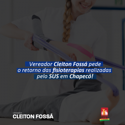 Cleiton Fossá O vereador Cleiton Fossá, protocolou na Câmara de Vereadores de Chapecó, na quarta-feira (15), a Moção 58/2020 e 59/2200, que solicita o retorno dos procedimentos de...