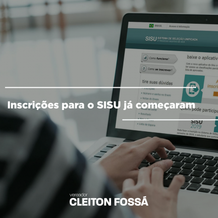 Cleiton Foss A partir desta terça-feira, 7, os estudantes que participaram do Exame Nacional do Ensino Médio, em 2019, podem se inscrever para o Sistema de Seleção Unificada (Sisu) do meio do ano. O cadastro do...