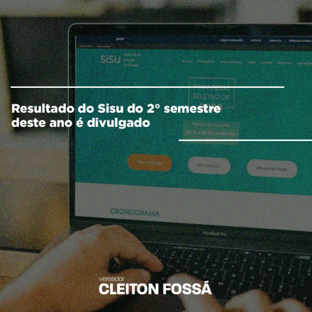 Cleiton Fossá Nesta terça-feira, 14, por meio do Ministério da Educação (MEC), foi divulgado o resultado do Sistema de Seleção Unificada (Sisu) do segundo semestre de 2020. Ao todo, cerca de 814...