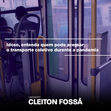 Cleiton Foss Ao cidadão idoso é preciso ser garantido o direito à locomoção, à autonomia privada, condições de vida apropriada, acesso aos bens culturais, participação e...